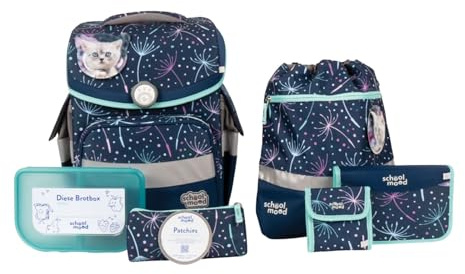 SCHOOL-MOOD Timeless Schulranzen-Set 7-teilig Lina