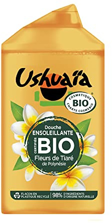 Ushuaïa Douche Certifiée Bio Fleurs de Tiaré de Polynésie 250ml