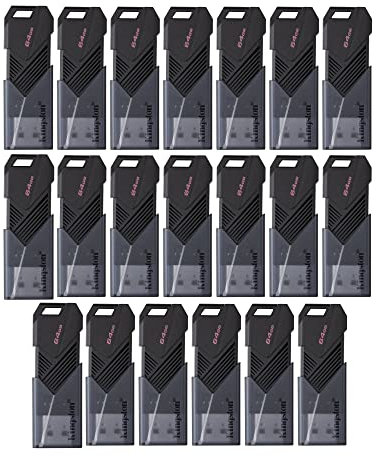 Kingston DataTraveler Exodia Onyx USB 3.2 Flash Drive da 64 GB (nero opaco) (confezione da 20)