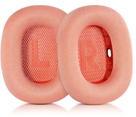 Sinowo Ersatz-Ohrpolster für Airpods Max Over-Ear-Kopfhörer, strapazierfähiges Netzgewebe, Ohrpolster mit Memory-Schaum und Magnet, näher am Original (Rosa)