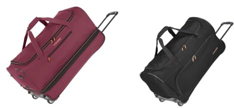 Travelite 2-Rad Trolley Reisetasche Gr. L mit Dehnfalte, Gepäck Serie Basics & 2-Rad Trolley Reisetasche Größe L, Gepäck Serie Basics Fresh