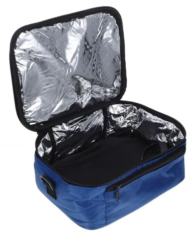 GRIRIW 1pc Portable Heating Bag for Food Insulated Lunch Tote for Travel Keeps Meals Warm Car Capacity for Picnics and Outdoor Use Oxford
