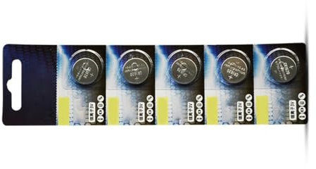 Rudiaoa 5 Piezas CR1616/CR1620 Baterías Monedas Litio 3V para Remotos Automotrices Múltiples Dispositivos con Descarga