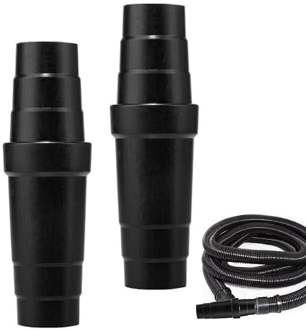 2 PCS Universal Vacuum Cleaner Hose Adapter for 31.5mm-45mm Dust Extractor for Power Tools Table Saw Circular Saw Eccentric Grinder