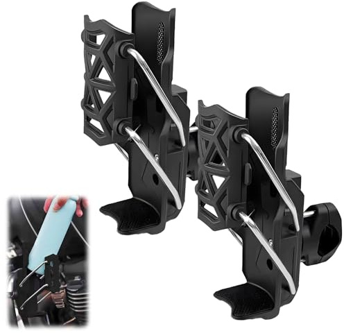TECHEEL 2 soportes para botellas de bicicleta, ligeros, portabotellas para bicicletas para marco y manillar, portabotellas para bicicleta, MTB, bicicleta de carretera