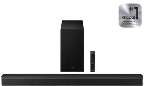 Samsung B-Series Soundbar HW-B750F 5.1 ch Subwoofer (2025 Model) Voice Enhance Mode, Q-Symphony, Adaptive Sound