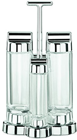 Guzzini Cruet Set Look, Acrylic, Chrome, 0.1 x 0.1 x 0.1 cm