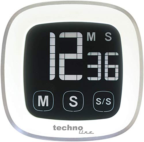 Technoline KT 400 Kurzzeitwecker digital, weiß-silber