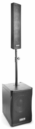 VONYX VX1200 - Système Triphonique avec Micro, Puissance 750W, Idéal pour Les Soirées et Évènements, MP3/SD/USB/AUX