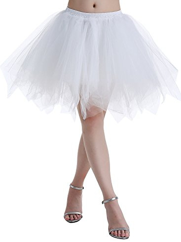 Karneval Erwachsene Damen 80's Tüllrock Tütü Röcke Tüll Petticoat Tutu