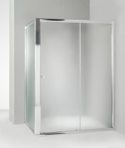 Hydra Box Doccia angolare Anta Fissa Porta Scorrevole 70x100 cm Opaco