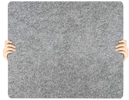 MEEQIAO Bügelmatte 60X43cm,100% Neuseelandwolle Wollfilz-Bügelbrett,Quilt-Bügelunterlage, Bügelunterlage für Präzisionssteppen, Filzbügelbrett für Quilter