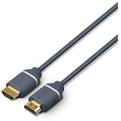 Philips HDMI cable SWV5630G - 150cm - HDMI to HDMI - 4k and UHD 2160p - Gray
