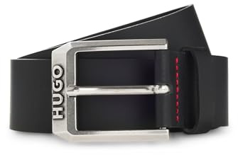 HUGO Herren Gelio-c_sz40 Gürtel, Black1, 110 EU