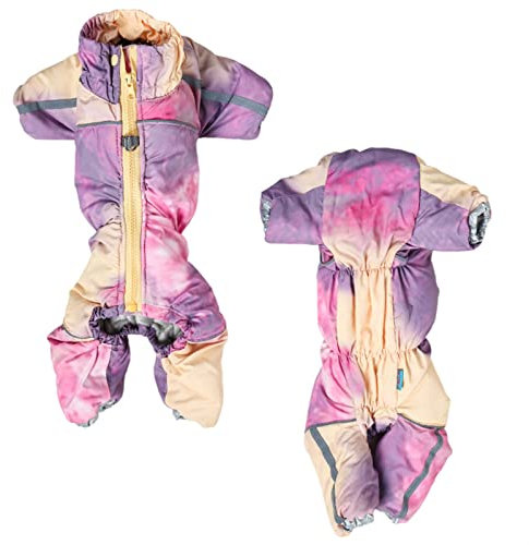 GZGLZDQ Hundemantel, Hund Fleece Onesie Pullover mit Beinen, Hundekleidung Rüde/Hündin vollständig bedeckt Bauch Jacken geeignet für Welpen kleine mittlere große Hunde (Farbe : A, Größe : #16)