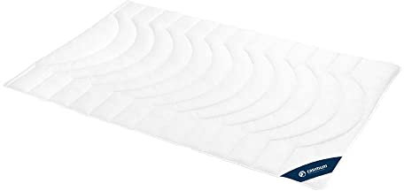 casimum leichte Comfort Sommerdecke Bettdecke | Steppbettdecke | Microfaser allergikerfreundlich | Ökotex 100 | waschbar bis 60 Grad | 135 x 200 cm, weiß