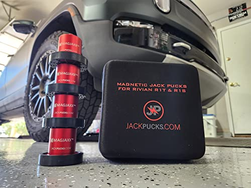 Jack Pucks magnetisk adaptersats för Rivian R1T & R1S med dragkedja fodral