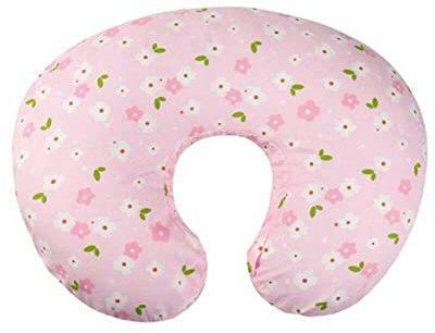 Uposao Funda de almohada de lactancia para bebé, recién nacido, en forma de U, funda de cojín elástica reemplazable para bebés recién nacidos, alimentación para bebés y niñas, 55 x 40 cm