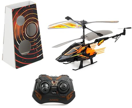 Remote Controlled Helicopter - FLYBOTIC - Helico Hover Blast - 23 cm - orange and black - 8 years