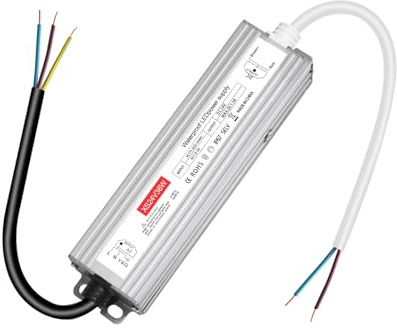 led trafo 24v 36w, led Treiber Netzteil 24v 36W, transformator 24V 1.5A | IP67 Wasserdicht trafo 230v auf 24V 36w 1.5A für G4 GU5.3 MR11 MR16, Nicht Dimmbar, kein Flimmern, Kein Rauschen