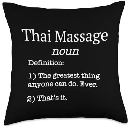 Thai Massage / Thai Massage Practitioner / Thai Masseure Throw Pillow