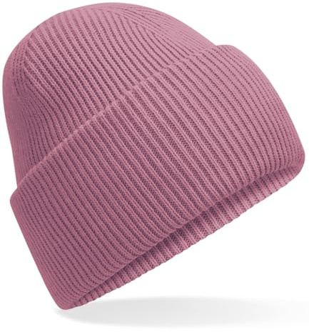 Hatstar Warme Damen Beanie Mütze | Herren Grobstrick Wintermütze | Wollmütze Strickmütze | Unisex für Damen und Herren | Weich und Dick (Dusty Purple)