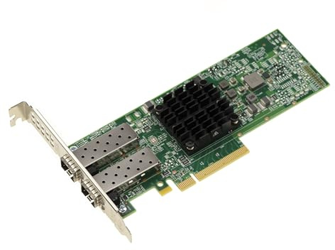 KALEA-INFORMATIQUE PCIe-Netzwerk-Controller-Karte LAN Ethernet 2 Ports 10G oder 25G SFP28 Fiber Broadcom P225P BCM957414A4142CC.