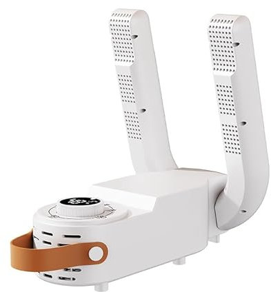 OBEST Sèche-Chaussures électrique avec minuterie, sèche-Chaussures Pliable et Portable, antibactérien UV,Chaussures de Football, Chaussures pour Enfants, Chauffe-Chaussures, Chauffe-Pieds