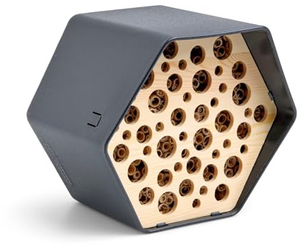 Capi Europe - Bienenhotel Hive - 19x23x20 - Anthrazit - CAPI Biodiversity Hive - AHBEA001
