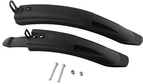 ZHAOQIN Schutzbleche Mountainbike 1 Paar Fahrrad Kotflügel 14-18 Zoll Elektrische Roller Kotflügel Kunststoff Universal Schwarz Fahrrad Schutzblech