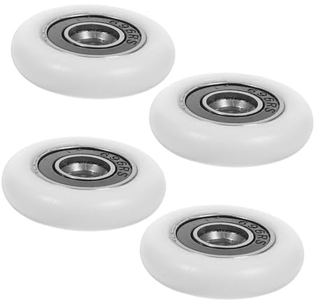 POPETPOP 4pièces Roulettes De Porte De Douche Étanches Et Coulissantes Lot Pour Cabines De Douche Verre Garantissant Glissement Et Stabilité