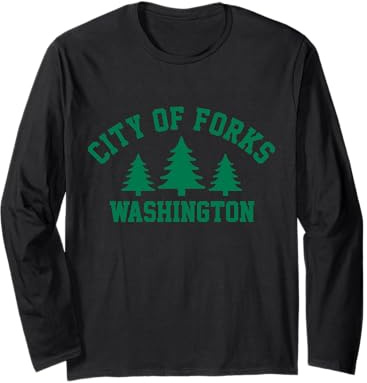 City of Forks Washington Long Sleeve T-Shirt