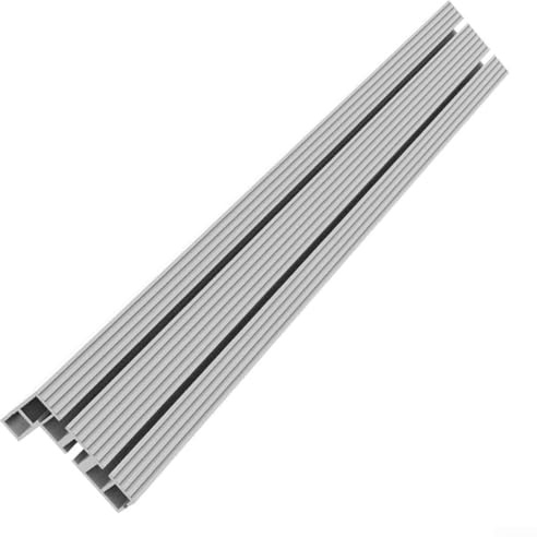 Rail à onglet en T en aluminium de type 75 avec supports coulissants pour clôture de table de routeur, accessoires de scie de table, pour pièces de machine CNC, gabarits d'atelier, précision (600 mm)