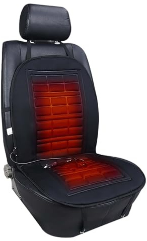 Sitzauflage Auto,Winter Sitzkissen Fahrersitz Bequemer Sitzkissen,Autositzaufleger Sitzbezug Auto Vordersitze, Sitzaufleger,Erwachsene LKW,SUV Oder Transporter (Schwarz)