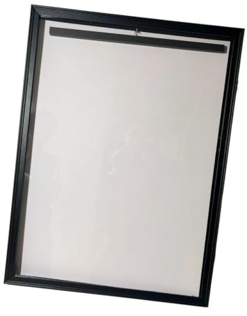 Hellery Vitrine Suspendue pour Maillots Sport dédicacés, résistante à la poussière et Transparente, 70cmx50cm