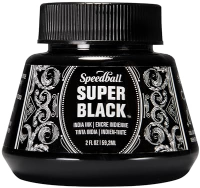 Speedball Super Black India Ink, 2-Ounce