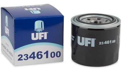 UFI Filters, Ölfilter 23.461.00, Ersatz-Ölfilter, Geeignet für Autos, Anwendbar auf verschiedene Modelle Aebi, Airman, Bobcat, Case, Ford, Kia, Mazda, Lotus, Sao