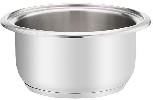 Lagostina 12143031020 Maestria - Casseruola 20 cm/2,7 l, in acciaio inox, per tutti i tipi di piani cottura a induzione, senza manico, 20 cm/2,7 l
