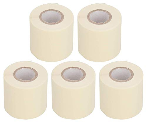 Tissting 5pcs Air Conditioner Pipe Tape, 6cm/2.4in Width Oil-Resistant Tube copper pipe insulation Protective Wrapping Tapes for electronic parts and supplies (Beige)