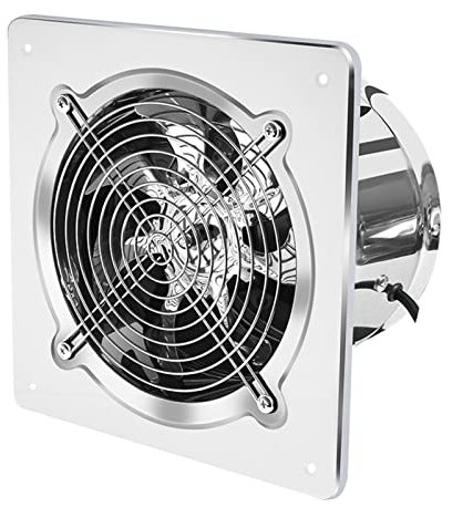 Exhaust Fan/Ventilator 6''7''8'' Booster Fan Extractor Exhaust Fan Ventilation Pipe Fan For Bathroom Toilet Kitchen Wall Window Stainless Steel Ventilation Fan Exhaust Duct Fan (Color : 7inch)