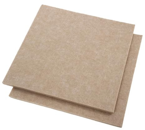 FOYTOKI 2stücke Quadratische Filz-pinnwand Selbstklebend Dunkelbraune Memo-tafel Für Schlafzimmer Büro Schule Dekorative Langlebige Filz-wandtafeln Ohne Bohren