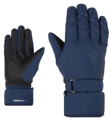 Ziener Damen KISAR Ski-Handschuhe/Wintersport | wasserdicht, PFC frei