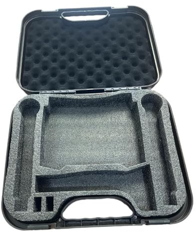 perfeclan Mikrofonkoffer Mikrofon-Tragetasche Stoßfester Mikrofonkoffer mit Griff Ausrüstungswerkzeugkasten Mikrofontasche Mikrofon-Aufbewahrungsbox