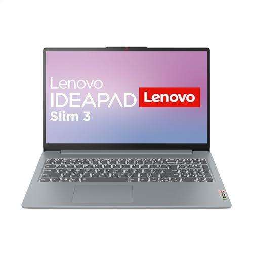 Lenovo IdeaPad Slim 3 Laptop | 15.6 Full HD Display | AMD Ryzen 7 7730U | 16GB RAM | 1TB SSD | AMD Radeon Grafik | Windows 11 Home | QWERTZ | grau | 3 Monate Premium Care