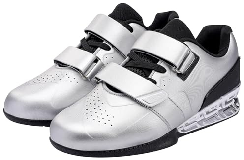 Weightlifting Shoes,Bodybuilding di Sollevamento Pesi Scarpe,Squat Stacco Scarpe,Ammortizzante,Presa Forte,Facile da Trasportare,per Sollevamenti delle Gambe,Stacchi Squat Profondi
