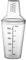 JISADER Cocktails Shaker Ice Bottle Professional comodo bar con accessorio trasparente Coppa di mixing per ristorante commerciale, 500 Ml