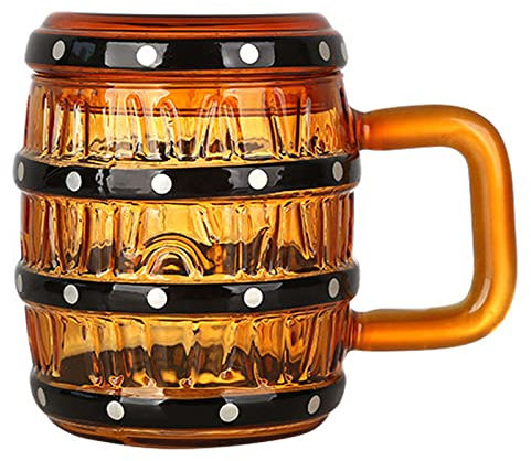 VDLLQYN, Bicchiere da pinta personalizzato, set di boccali da birra, bicchiere da birra personalizzato con coperchio e manico,Boccali di birra