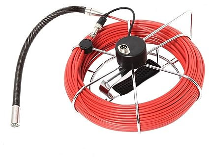 Telecamera Endoscopica, 20 50 50M Cavo 5mm Videocamera for ispezione tubi, Scarico fognario Conduttura Cavi for sistemi endoscopici industriali con contametri