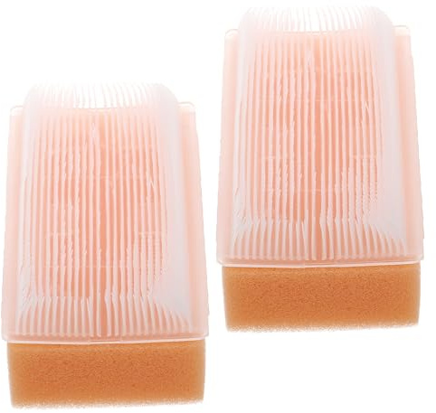 HONITANO Cepillo Sensorial Para Ñiño 2 Unidades Esponja Ultrasuave Naranja Masaje Corporal Bebés Juguetes Terapéuticos Cuidado Piel Sensible Baño