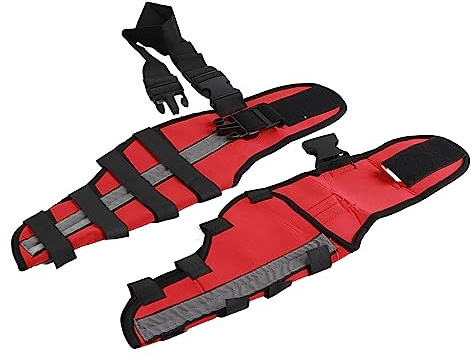 Cryfokt Hundebeinstütze, Stoßfeste, Reflektierende Haustier-Knieschützer Zur Linderung von Arthritis und Zur Unterstützung nach Operationen, Neopren-Hundebeinschutz für ältere Hunde – 1 Packung (M)